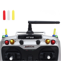 Gaine anti-dérapante de bâton de bâton de commutateur de caoutchouc de 10 PCS pour lémetteur radio Futaba/Frsky/Fly