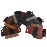 Gaine en cuir stockage taille sac ceinture poche organisateur pour Camping couteau lampe de poche EDC outil sac de range