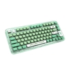 GAMAKAY GK75 Joint de clavier mécanique transparent 80 touches RVB échangeable à chaud Gateron G Jaune Pro Commutateur C