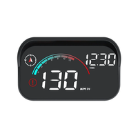 GEYIREN M22 Universal Car HUD Multifunctional Display Head-Up Display GPS Speedometer Compass USB Rechargeable