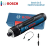 GO 3 for BOSCH Electric Screwdriver 3.6V Rechargeable Type-C Torque Adjustment 7+1 Gear 360RPM Magnetic HEX Chuck LED Li