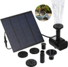 GOCHANGE 1.8W 180L/H Pompe à eau de fontaine de panneau solaire sans brosse pour la fontaine daquarium détang