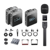 Godox MoveLink M1 M2 Système de microphone Lavalier sans fil professionnel 2, 4 GHz avec clip magnétique pour caméra PC M