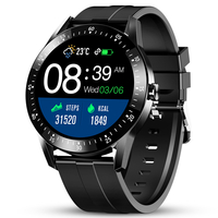 GOKOO S11 Moniteur de fréquence cardiaque à écran tactile de 1, 28 pouces 24 modes de sport 300 mAh Grande capacité Batte