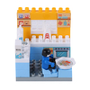 Goldkids HJ-35001A 31 PCS Cuisine Série Horloge Seau DIY Assemblage Blocs Jouets pour Enfants Cadeau
