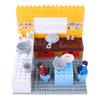 Goldkids HJ-35006A 87 PCS Cuisine Série Rectangulaire Petit Seau DIY Assemblage Blocs Jouets pour Enfants Cadeau