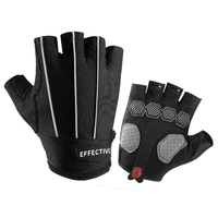 golovejoy Moto Demi Doigts Gants Sport Équitation Réfléchissant De Protection En Plein Air Antidérapant