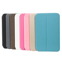 Gommage folio pu couvercle étui en cuir pour Samsung tablette t110