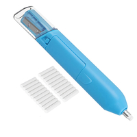 Gomme électrique Portable taille-crayon manuel Batterie gomme à effacer avec 20 recharges de gomme pour lartisanat