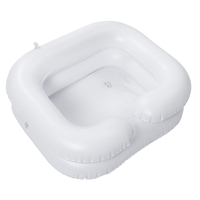 Gonflable Cheveux Lavabo Portable Salon Ménage Lit Repos Personnes Âgées Cheveux Teintures