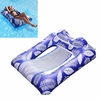 Gonflable piscine hamac pliable flotteur chaise longue flottant rangée matelas pneumatiques lit piscine Sports nautiques