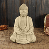 Goodeco méditant Statues assis Figurine pour la décoration de la maison Buda Sculpture Poly résine ornements