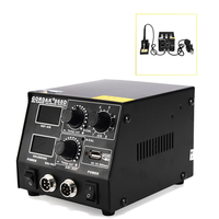 GORDAK 868D 2 in1 USB Digtal LCD Affichage SMD Fer à Souder Station de Reversage Chaud Air Gun Gun Outil de Soudage