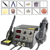 GORDAK 868D Intelligent 3 en 1 antistatique Air chaud double station de soudage numérique USB charge téléphone portable