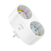 Gosund SP211 16A Prise intelligente 2 EN 1 Double prise UE Prise de sortie WiFi APP Télécommande Statistiques sur l