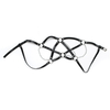 Goth cuir corps harnais chaînes en métal collier femmes soutien-gorge haut poitrine chaîne ceinture sorcière gothique Pu