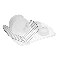 Égouttoir à vaisselle bols de cuisine tasses étagères de rangement plateau pliable organisateur de vaisselle support d&