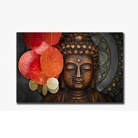 Grand Art Prints Home Decor Toile Peinture Mur Art Statue Méditation Papier