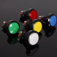 Grand bouton-poussoir rond rond de jeu vidéo darcade de 45mm LED a illuminé la lampe