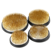 Grand Ikebana Kenzan fleur grenouille fleuristerie broche ronde support de Base en caoutchouc pot de décor floral