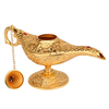 Grand métal sculpté souhaitant lampe de bureau Aladdin Light Wish Pot Collectable Saving