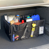 Grand sac de rangement en tissu Oxford portable pliable pour organisateur de cargaison de coffre pour SUV de voiture
