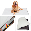 Grand tapis polaire auto-chauffant pour chien Soft tapis chaud pour chat pour animaux de compagnie coussin lavable therm