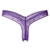 Grande Taille à Dentelle Brodée Tentation Ceinture Basse G-Sangle Sous-vêtement Femme V-forme T-dos