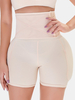 Grande taille femmes fermeture avant hanche levage coussin dair couture couture taille haute shorts de forme