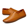 Grande taille Hommes Soft Sole Mocassins en cuir véritable Slip On Flats
