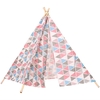 Grande tente de jeu en coton et lin pour enfants tipi en toile Playhouse Wigwam indien