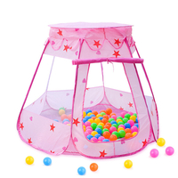 Grande tente de jeu intérieure rose pour filles de château de princesse