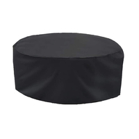 Grande couverture de meubles de jeu de chaise de table de patio de jardin extérieur imperméable rond