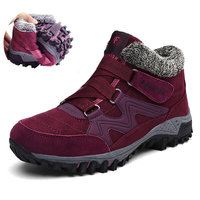 Grande Taille Femmes Anti-dérapant Hook Loop Bottines Casual