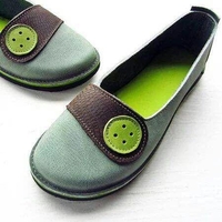 GrandeTailleSpliceDécorConfortableSlip Sur Casual Flats