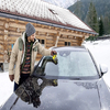 Grattoir à glace électrique en forme dentonnoir déneigeur dégivreur Auto voiture fenêtre pare-brise pour hiver voit