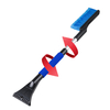Grattoir à glace rétractable 2 en 1 avec brosse de nettoyage pare-brise de voiture
