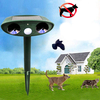 GreatHouse Ultrasonic Solar Power Animal Dispeller Jardin en plein air Effaceur danimaux Chat Repeller