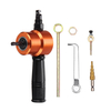 Grignoteuse à double tête en tôle grignoteuse pour perceuse et grignoteuse pour coupe droite de cercle rotatif à 360 deg