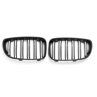 Gril au rein avec hayon avant noir mat pour BMW E87 1 série 08-13
