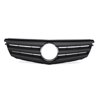 Gril avant noir mat pour Mercedes Classe C W204 C180 C200 C300 C350 2008-2014