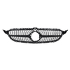 Gril de calandre en diamant avant noir avec caméra Pour Mercedes Benz W205 C250 C300 C400 C43 AMG 2019+
