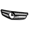 Gril de calandre supérieur avant noir,  style C63 AMG,  pour Mercedes Classe C W204 C180 C200 C300 C350 2008-2014