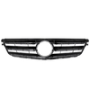 Gril de calandre supérieur noir brillant avant de voiture pour Mercedes Classe C W204 C180 C200 C300 C350 2008-2014