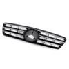 Gril de calandre supérieur noir brillant avant pour Mercedes Benz W203 C200 C230 C240 C320 2001- 2007 Classe C