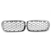 Grille de calandre avant chromée 1 paire pour BMW X5 F15 X6 F16 2014-2017 gauche droite