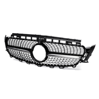 Grille de calandre avant de style diamant pour Mercedes Benz W213 E200 E300 E400 E43 AMG 2016-2018