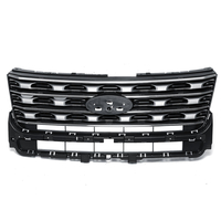 Grille de calandre avant de style sport + argent de remplacement pour Ford Explorer 2016 2017