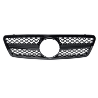 Grille de calandre avant noire brillante Style AMG pour Mercedes Benz classe C W203 S203 C280 C320 C240 C200 2001-2007