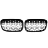 Grille de calandre de style diamant de rein avant pour BMW série 1 F20 F21 2010-2014